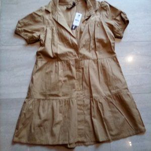 Design Lab Poplin Mini Dress